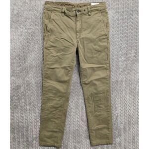 Rag & Bone New York Army‎ Green Mens Chinos Pants Size 31x30 Cotton Blend